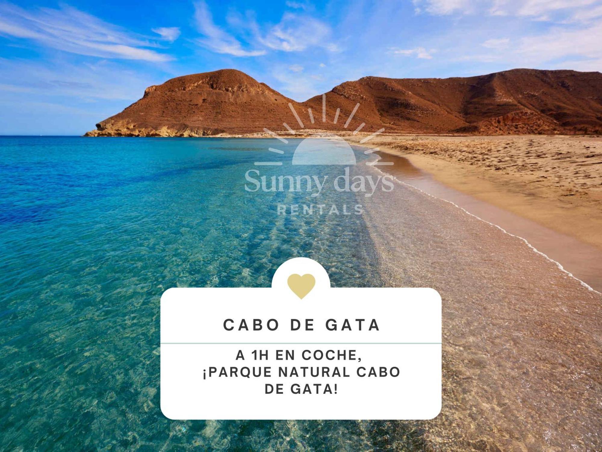 Acogedor Apartamento A 30 Metros De La Playa - Wifi - Smarttv Almería Zewnętrze zdjęcie