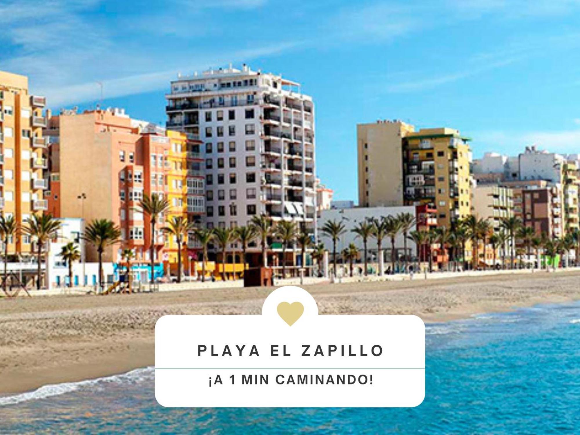 Acogedor Apartamento A 30 Metros De La Playa - Wifi - Smarttv Almería Zewnętrze zdjęcie