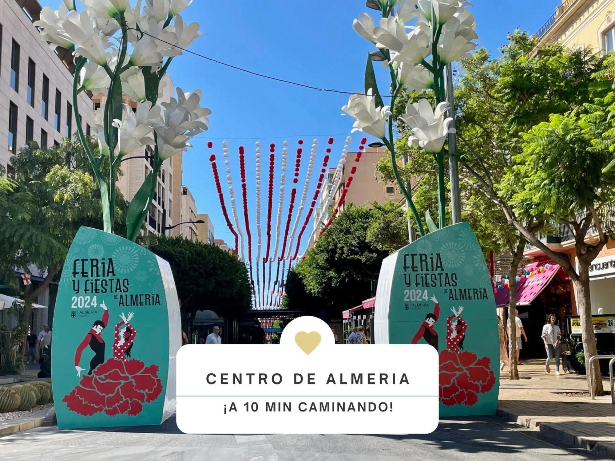 Acogedor Apartamento A 30 Metros De La Playa - Wifi - Smarttv Almería Zewnętrze zdjęcie